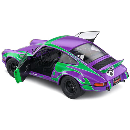 1973 Porsche 911 RSR #3 "Purple Hippy Tribute" "Competition" Series 1/18 Diecast Model Car by Solido