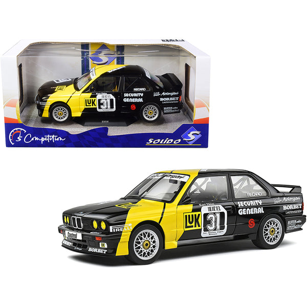 BMW E30 M3 #31 Kurt Thiim "LuK" DTM Deutsche Tourenwagen Masters (1988) "Competition" Series 1/18 Diecast Model Car by Solido