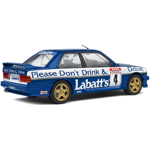 BMW E30 M3 #4 Tim Harvey "Labbatt's" BTCC British Touring Car Championship (1991) "Competition" Series 1/18 Diecast Model Car by Solido