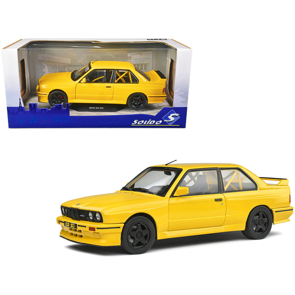 1990 BMW M3 E30 Dakar Yellow "Street Fighter" 1/18 Diecast Model Car by Solido