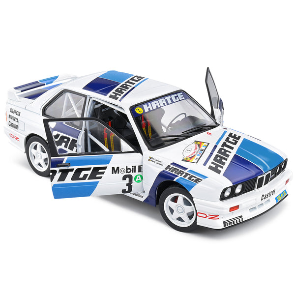 BMW E30 M3 Gr. A #3 Ingvar Carlsson - Per Carlsson "Adac Rallye Deutchland" (1990) "Competition" Series 1/18 Diecast Model Car by Solido