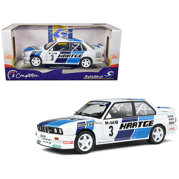 BMW E30 M3 Gr. A #3 Ingvar Carlsson - Per Carlsson "Adac Rallye Deutchland" (1990) "Competition" Series 1/18 Diecast Model Car by Solido