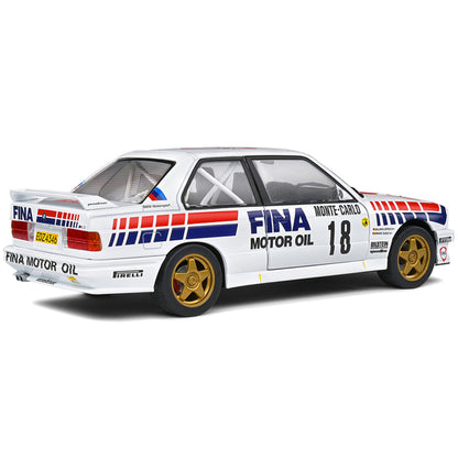 BMW E30 M3 Gr.A #18 Marc Duez - Alain Lopes "Rally Monte-Carlo" (1989) "Competition" Series 1/18 Diecast Model Car by Solido