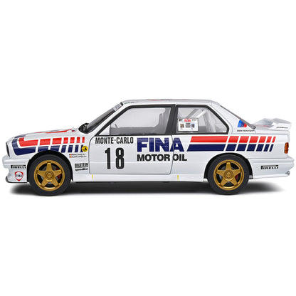 BMW E30 M3 Gr.A #18 Marc Duez - Alain Lopes "Rally Monte-Carlo" (1989) "Competition" Series 1/18 Diecast Model Car by Solido