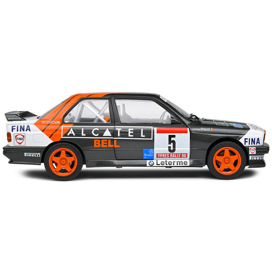 BMW E30 M3 Gr.A #5 Gregoire de Mevius - Willy Lux 3rd Place "Ypres 24 Hours Rally" (1990) "Competition" Series 1/18 Diecast Model Car by Solido