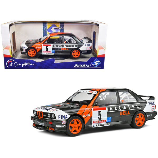 BMW E30 M3 Gr.A #5 Gregoire de Mevius - Willy Lux 3rd Place "Ypres 24 Hours Rally" (1990) "Competition" Series 1/18 Diecast Model Car by Solido