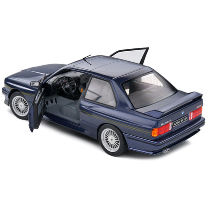 1990 BMW E30 M3 Alpina B6 3.5S Mauritus Blue Metallic 1/18 Diecast Model Car by Solido