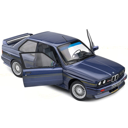 1990 BMW E30 M3 Alpina B6 3.5S Mauritus Blue Metallic 1/18 Diecast Model Car by Solido