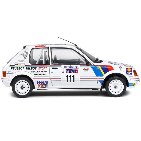 Peugeot 205 GTI #111 Colin McRae - Derek Ringer "Lombard RAC Rally" (1988) "Competition" Series 1/18 Diecast Model Car by Solido