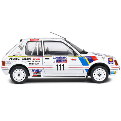 Peugeot 205 GTI #111 Colin McRae - Derek Ringer "Lombard RAC Rally" (1988) "Competition" Series 1/18 Diecast Model Car by Solido