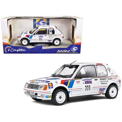 Peugeot 205 GTI #111 Colin McRae - Derek Ringer "Lombard RAC Rally" (1988) "Competition" Series 1/18 Diecast Model Car by Solido