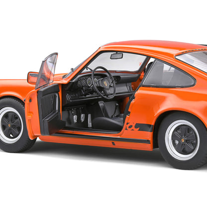 1977 Porsche 911 (930) 3.0 Carrera Orange with Black Stripes 1/18 Diecast Model Car by Solido