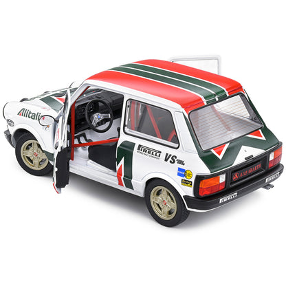 1980 Autobianchi A112 MK 5 Abarth Rally Car "Alitalia" Livery "Competition" Series 1/18 Diecast Model Car by Solido