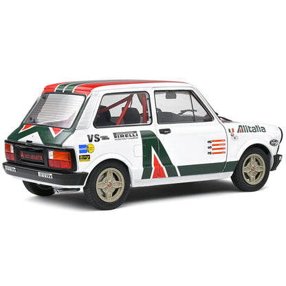 1980 Autobianchi A112 MK 5 Abarth Rally Car "Alitalia" Livery "Competition" Series 1/18 Diecast Model Car by Solido