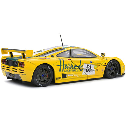 McLaren F1 GTR Short Tail #51 Andy Wallace - Derek Bell - Justin Bell "Harrod's" 24H of Le Mans (1995) "Competition" Series 1/18 Diecast Model Car by Solido