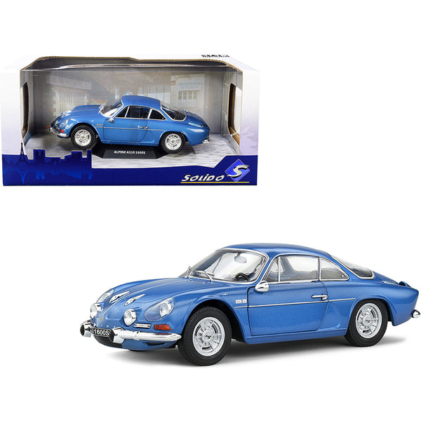 1969 Alpine A110 1600S Blue Alpine Metallic 1/18 Diecast Model Car by Solido