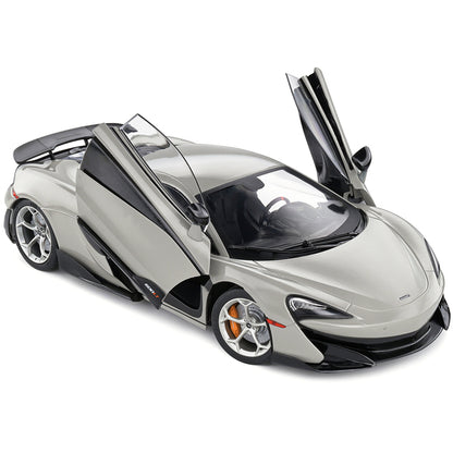 2018 McLaren 600 LT Coupe Blade Silver 1/18 Diecast Model Car by Solido