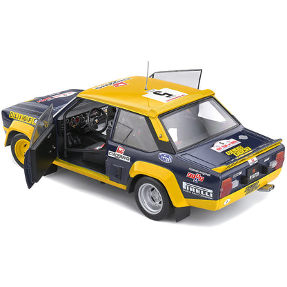 Fiat 131 Abarth #5 Bernard Darniche - Alain Mahe Winner Tour De Corse (1977) 1/18 Diecast Model Car by Solido