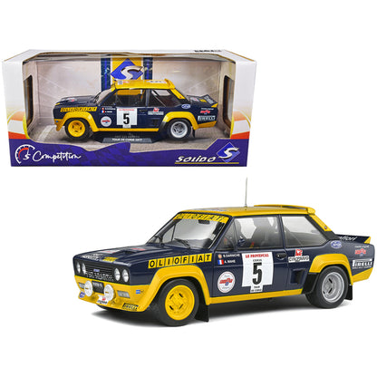 Fiat 131 Abarth #5 Bernard Darniche - Alain Mahe Winner Tour De Corse (1977) 1/18 Diecast Model Car by Solido