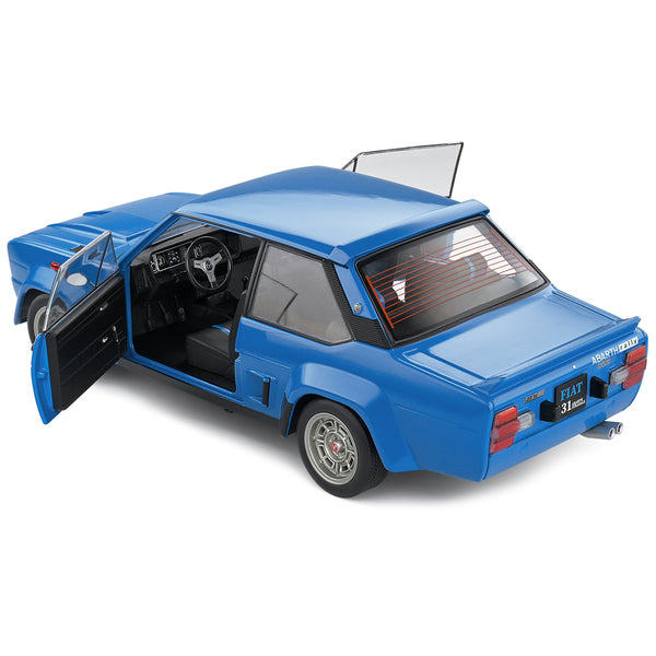 1980 Fiat 131 Abarth Blue 1/18 Diecast Model Car by Solido