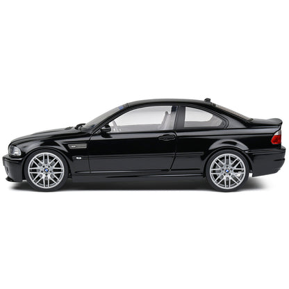 2003 BMW E46 CSL Black 1/18 Diecast Model Car by Solido