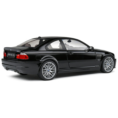 2003 BMW E46 CSL Black 1/18 Diecast Model Car by Solido