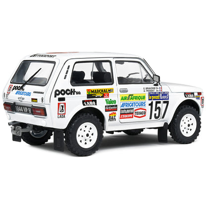 Lada Niva #157 Andre Trossat - Jean-Claude Briavoine 2nd Place "ParisDakar Rally" (1983) "Competition" Series 1/18 Diecast Model Car by Solido