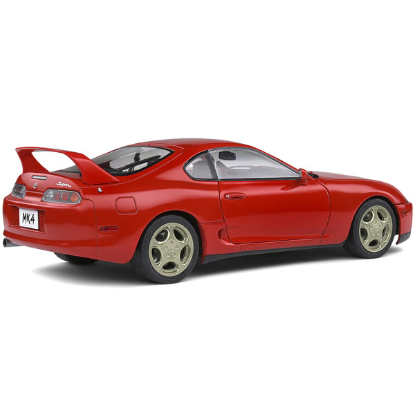 1993 Toyota Supra MK4 RHD (Right Hand Drive) Red 1/18 Diecast Model Car by Solido