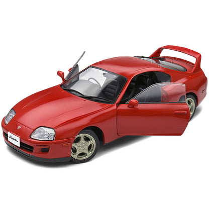 1993 Toyota Supra MK4 RHD (Right Hand Drive) Red 1/18 Diecast Model Car by Solido