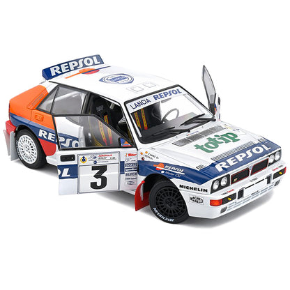 Lancia Delta HF Integrale #3 Carlos Sainz - Luis Moya "Acropolis Rally" (1993) "Competition" Series 1/18 Diecast Model Car by Solido