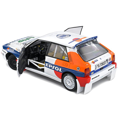 Lancia Delta HF Integrale #3 Carlos Sainz - Luis Moya "Acropolis Rally" (1993) "Competition" Series 1/18 Diecast Model Car by Solido