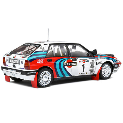 Lancia Delta HF Integrale #1 Jorge Recalde - Martin Christie 3rd Place "Safari Rallye Kenya" (1991) "Competition" Series 1/18 Diecast Model Car by Solido