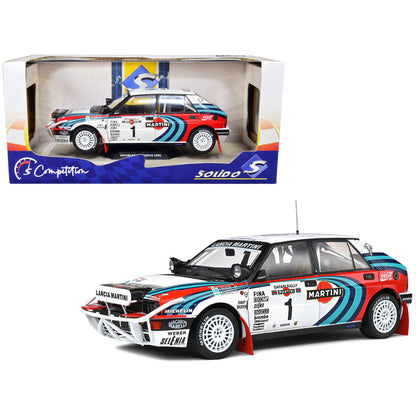 Lancia Delta HF Integrale #1 Jorge Recalde - Martin Christie 3rd Place "Safari Rallye Kenya" (1991) "Competition" Series 1/18 Diecast Model Car by Solido