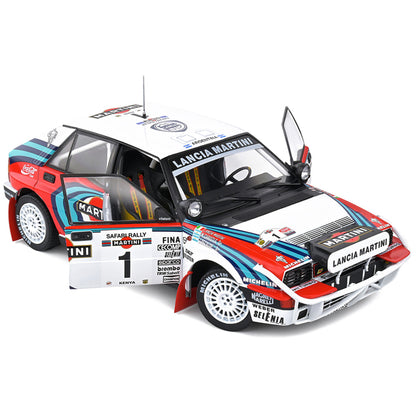 Lancia Delta HF Integrale #1 Jorge Recalde - Martin Christie 3rd Place "Safari Rallye Kenya" (1991) "Competition" Series 1/18 Diecast Model Car by Solido