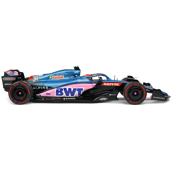 Alpine A522 #31 Esteban Ocon "BWT" Formula One F1 Australia GP (2022) "Competition" Series 1/18 Diecast Model Car by Solido