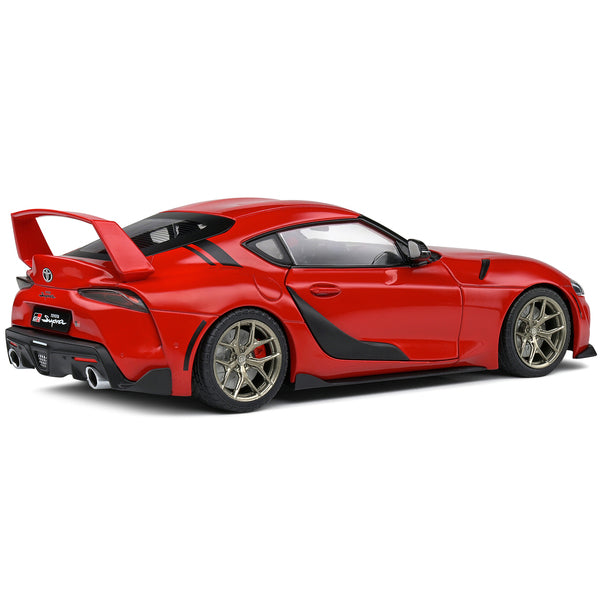 2023 Toyota GR Supra Streetfighter Prominance Red 1/18 Diecast Model Car by Solido