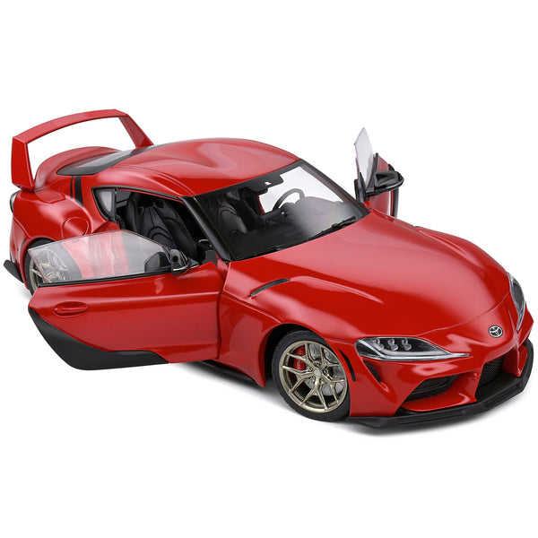 2023 Toyota GR Supra Streetfighter Prominance Red 1/18 Diecast Model Car by Solido