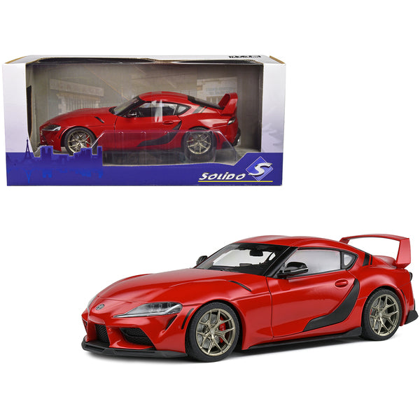 2023 Toyota GR Supra Streetfighter Prominance Red 1/18 Diecast Model Car by Solido