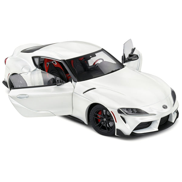 2023 Toyota GR Supra White Pearl Metallic 1/18 Diecast Model Car by Solido