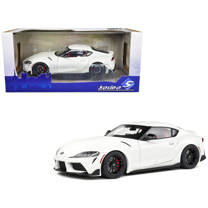 2023 Toyota GR Supra White Pearl Metallic 1/18 Diecast Model Car by Solido