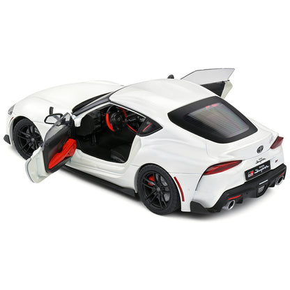 2023 Toyota GR Supra White Pearl Metallic 1/18 Diecast Model Car by Solido