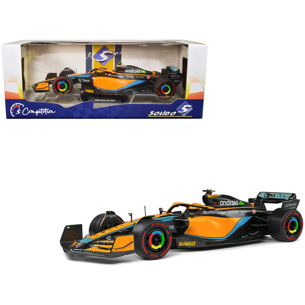 McLaren MCL36 #3 Daniel Ricciardo Formula One F1 Australia GP (2022) "Competition" Series 1/18 Diecast Model Car by Solido