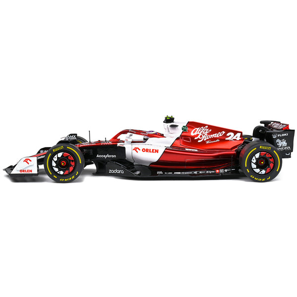 Alfa Romeo C42 #24 Zhou Guanyu Formula One F1 "Canada GP" (2022) "Competition" Series 1/18 Diecast Model Car by Solido