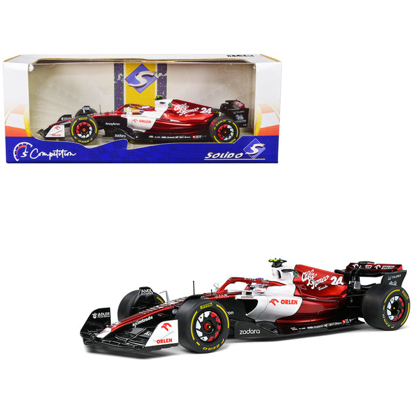 Alfa Romeo C42 #24 Zhou Guanyu Formula One F1 "Canada GP" (2022) "Competition" Series 1/18 Diecast Model Car by Solido