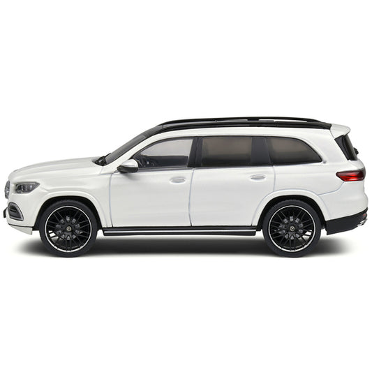 2020 Mercedes-Benz GLS Diamond White with AMG Wheels and Sunroof 1/43 Diecast Model Car by Solido