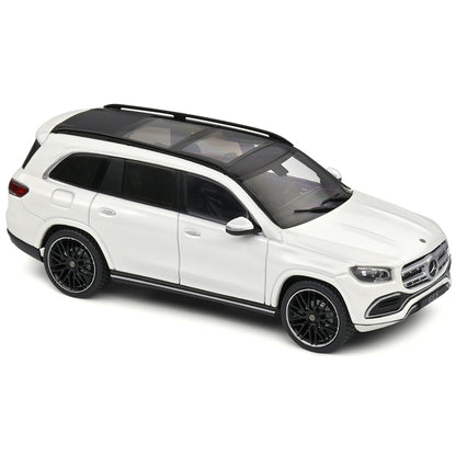 2020 Mercedes-Benz GLS Diamond White with AMG Wheels and Sunroof 1/43 Diecast Model Car by Solido