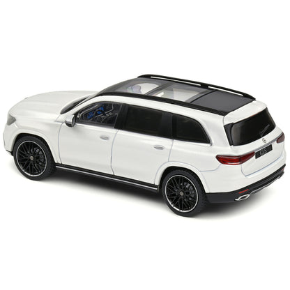 2020 Mercedes-Benz GLS Diamond White with AMG Wheels and Sunroof 1/43 Diecast Model Car by Solido