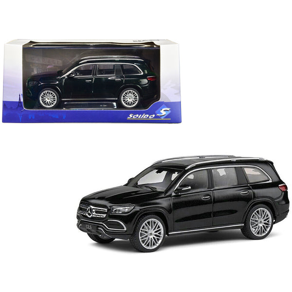 2020 Mercedes-Benz GLS Dark Green Metallic with AMG Wheels and Sunroof 1/43 Diecast Model Car by Solido