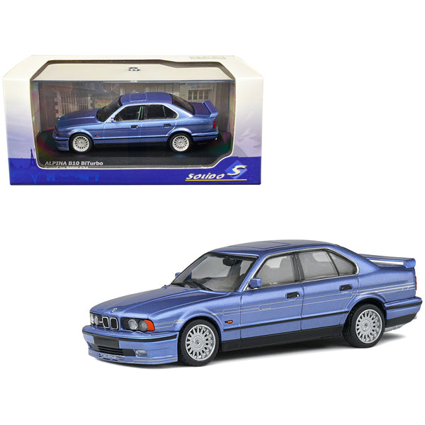 1994 Alpina B10 (E34) BiTurbo Blue Metallic 1/43 Diecast Model Car by Solido