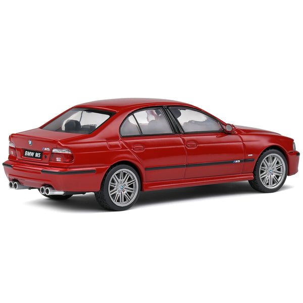 2003 BMW E39 M5 Imola Red 1/43 Diecast Model Car by Solido